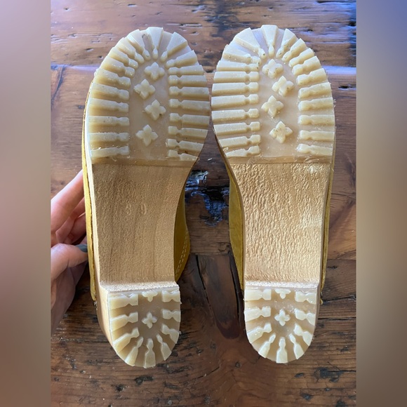 Swedish handmade clogs in genuine suede 39 EUR 8/8.5 US - Picture 4 of 6